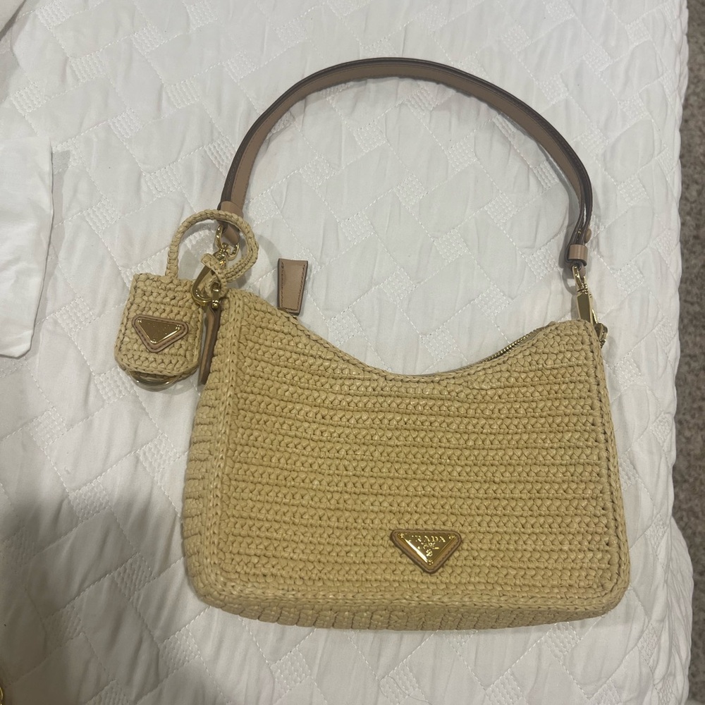 Prada Re-edition crochet mini-bag - Picture 3 of 12